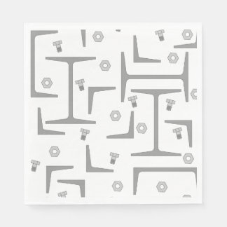 Structural Steel Pattern Napkin