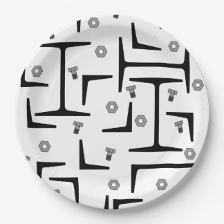 Structural Steel Pattern Paper Plate