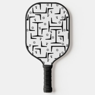 Structural Steel Pattern Pickleball Paddle