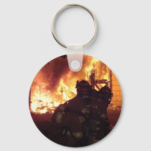 Structure Fire Keychain