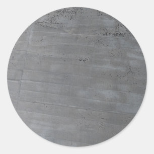 Structure of cement classic round sticker