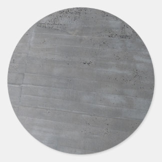 Structure of cement classic round sticker