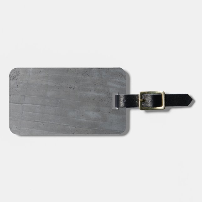 Structure of cement luggage tag (Front Horizontal)