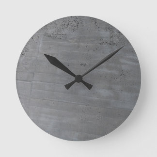 Structure of cement round clock