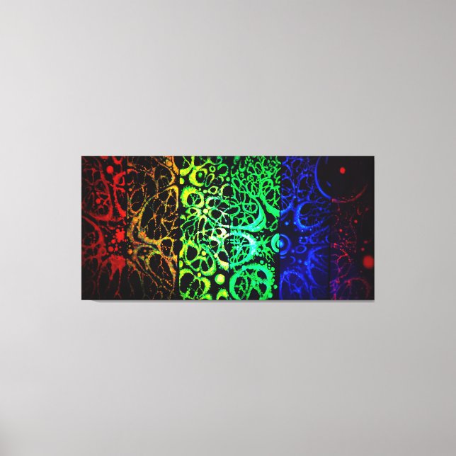 Structure of the universe canvas print (Front)