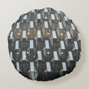 Structure Round Pillow