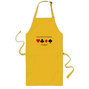 Structure Your Thinking Play Bridge (Card Suits) Long Apron