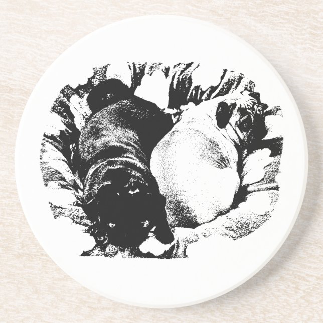 Structured Calm at Rest Coaster (Front)