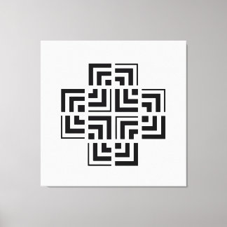 Structured Geometry | Modern Canvas Print