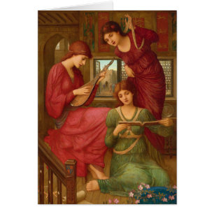 Strudwick Golden days CC1050 Pre-Raphaelite card
