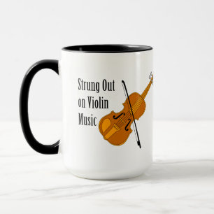 Strung Out On Violin Mug