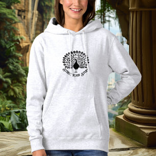 Strut Your Stuff Peacock Sweat à capuche – Affirma