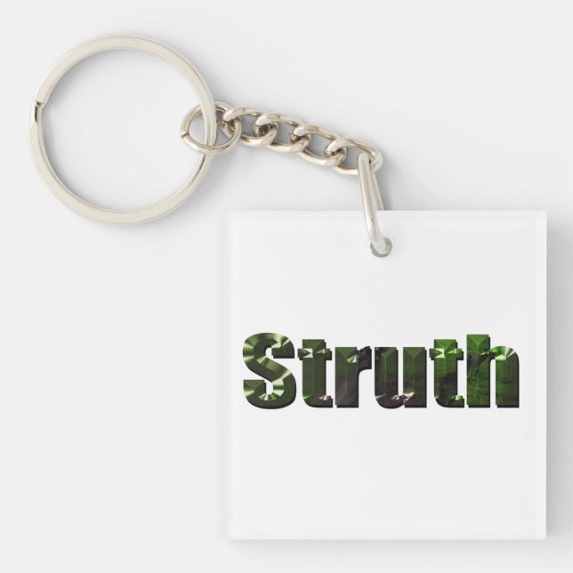 Struth ! Aussie Slang Word, Keychain (Front)
