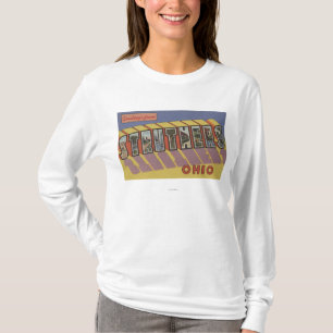 Struthers, Ohio - Large Letter Scenes T-Shirt