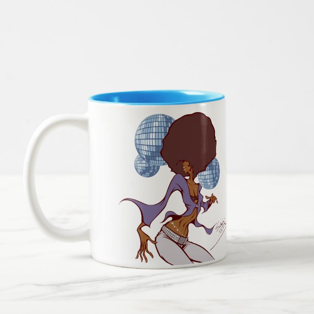 Strut'n' Get up Two-Tone Coffee Mug (Left)