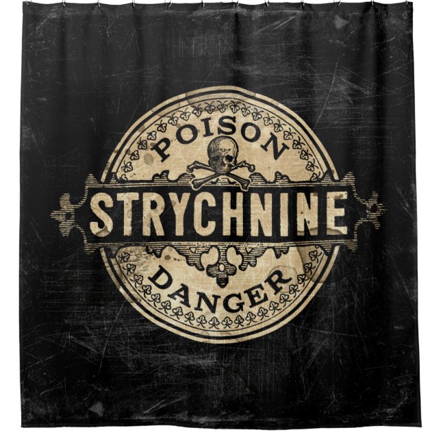 Strychnine Vintage Style Poison Label (Front)
