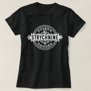 Strychnine Vintage Style Poison Label T-Shirt