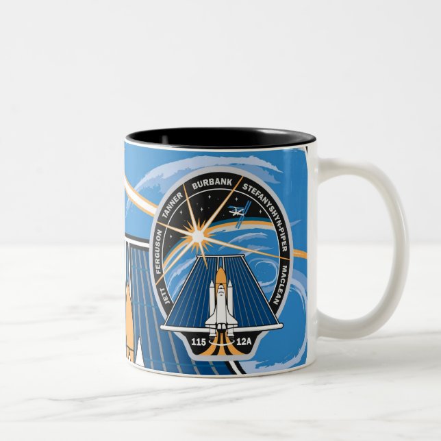 STS-115 NASA Patch Two-Tone Coffee Mug (Right)