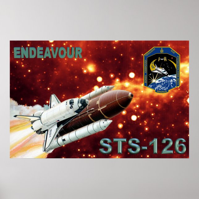 STS 126 Mission Poster (Front)