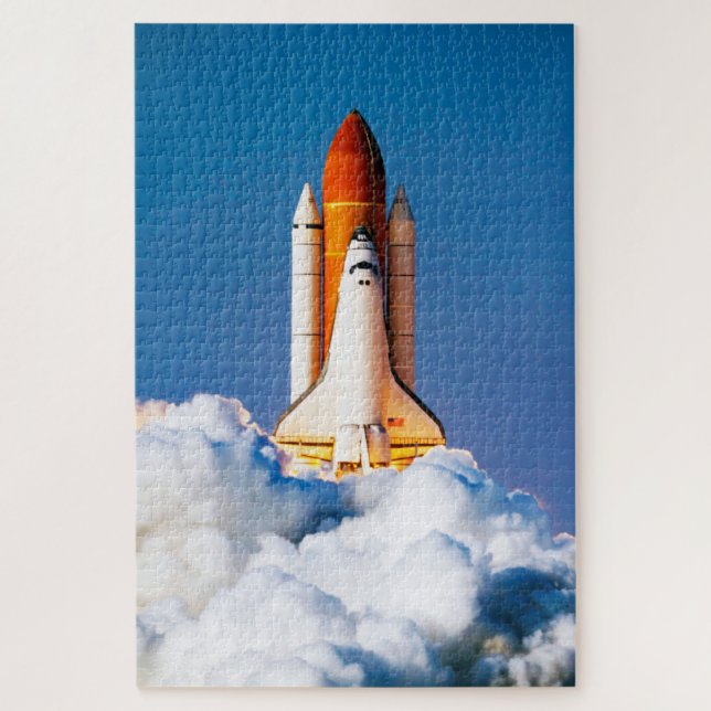 STS-133 Space Shuttle Discovery Launch Jigsaw Puzzle (Vertical)