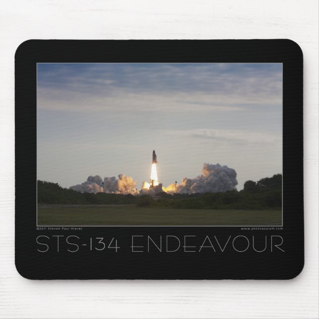 STS-134 Space Shuttle Endeavour Mouse Pad (Front)