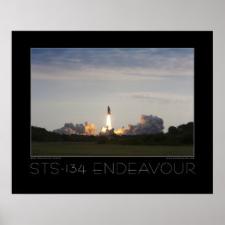 STS-134 Space Shuttle Endeavour Poster