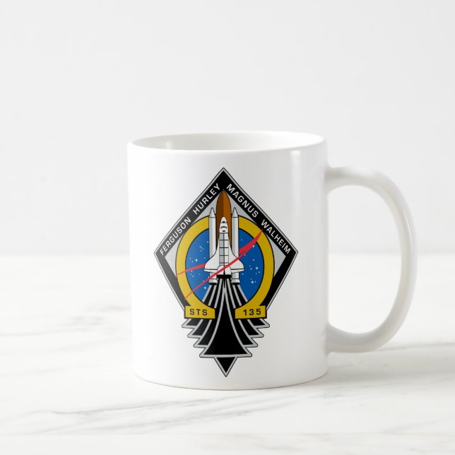 STS 135 Atlantis Final Flight Coffee Mug (Right)