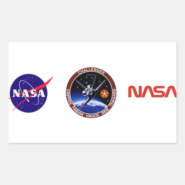 STS-7: Challenger OV-99 & Sally Ride Sticker (Front)
