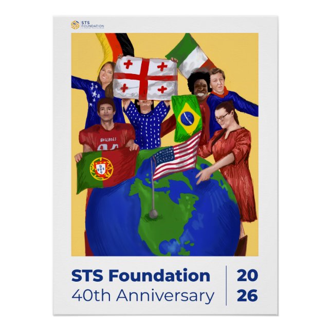 STS Foundation 40th Anniversary Poster (Devant)