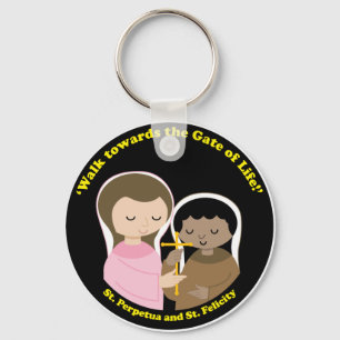 Sts. Perpetua and Felicity Keychain