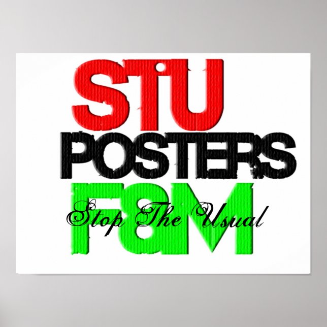 STU.™ Poster F&M™ (Front)