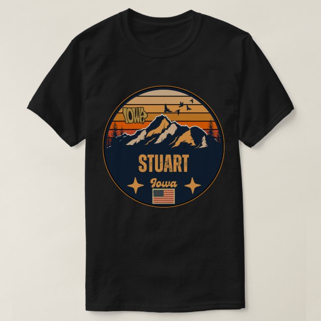 Stuart, Iowa T-Shirt (Design Front)