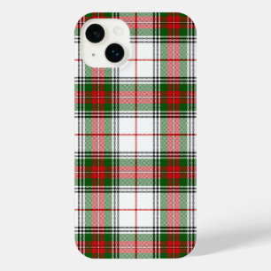 Stuart / Stewart Red Green White Plaid iPhone 14 Plus Case