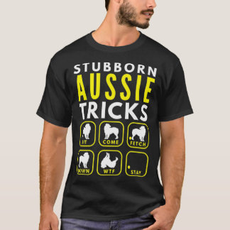 Stubborn Aussie Tricks - Dog Training Premium T-Shirt