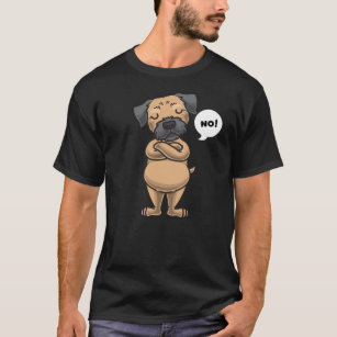 Stubborn border terrier dog funny T-Shirt