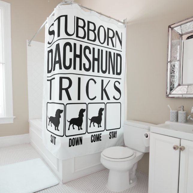 Stubborn Dachshund Tricks, Funny Dog Gift, Funny D (In Situ)
