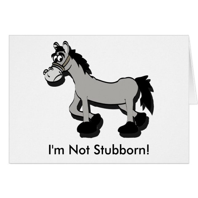 Stubborn Donkey (Front Horizontal)