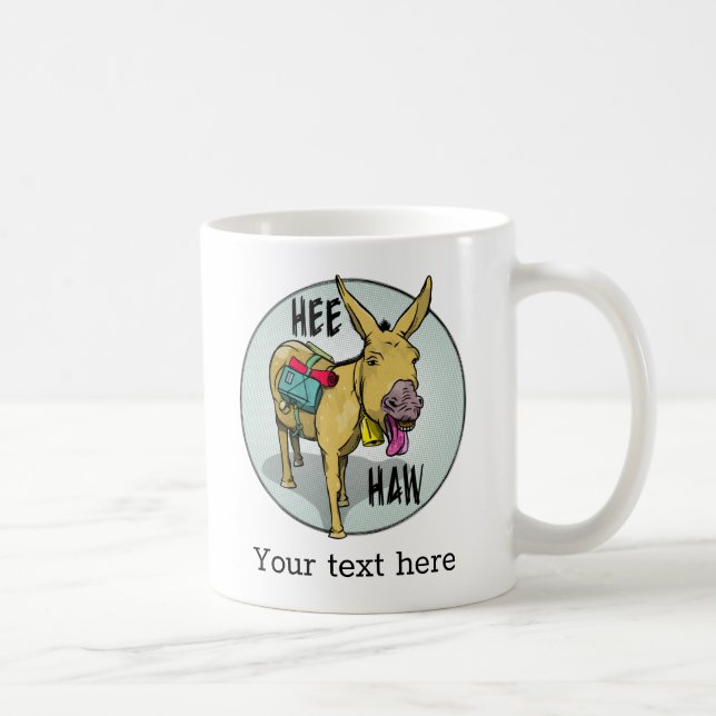 Stubborn Donkey Coffee Mug (Right)