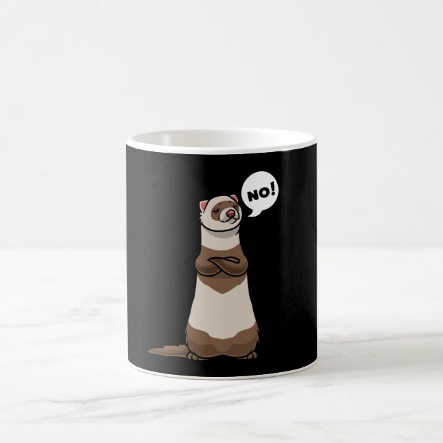 Stubborn Ferret Coffee Mug (Center)