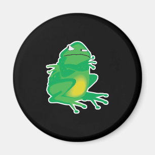 stubborn little frog magnet