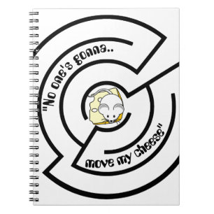 Stubborn Mouse Cheese Maze Notebook