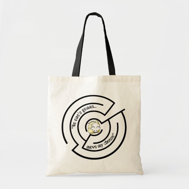 Stubborn Mouse in Maze Tote Bag (Front)