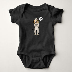 Stubborn Spinone Italiano Dog Baby Bodysuit