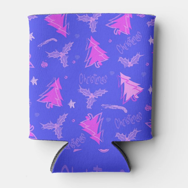 Stubby Holder Christmas Tree Dopamine Effect (Front)