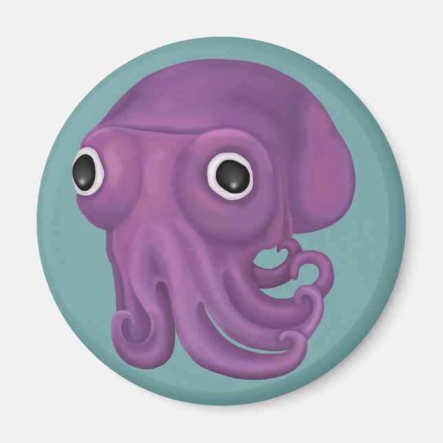 Stubby Squid Magnet (Front)