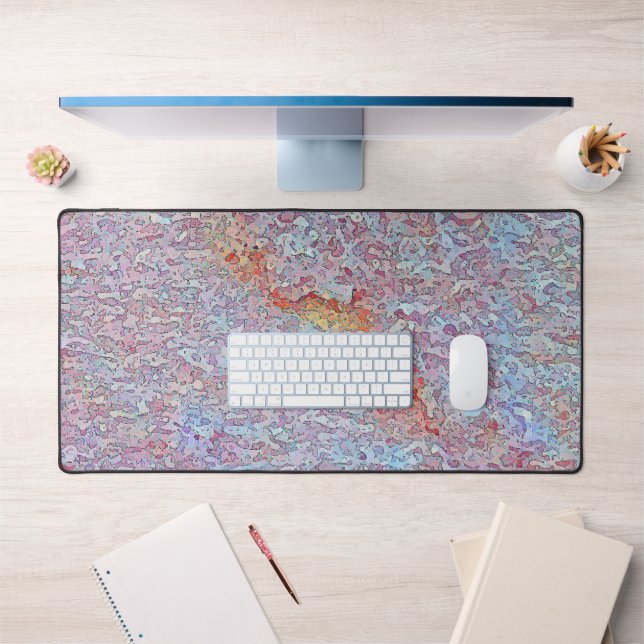 Stucco Blue Mist Desk Mat (Office 1)