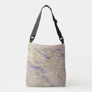 Stucco Green Sea Crossbody Bag