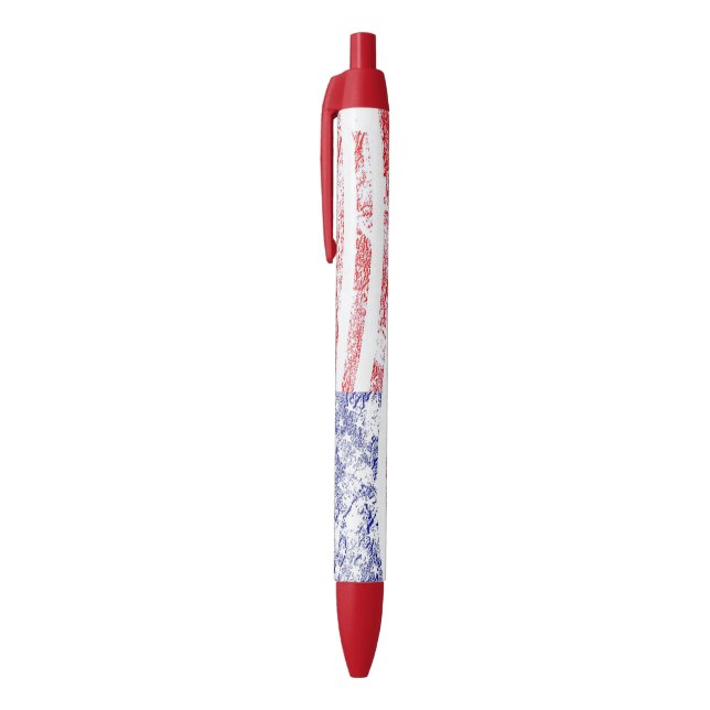 stucco grungy flag blue ink pen (Top (Vertical))