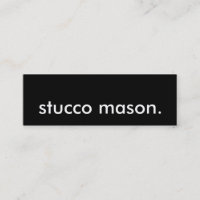 stucco mason.