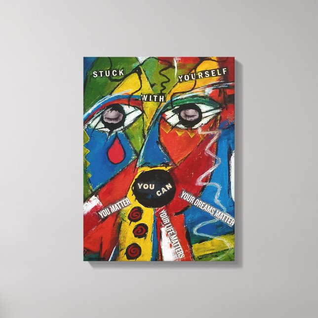 Stuck Canvas Print (Front)